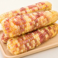 LOVCHO 맛있는 쫀득한 홍찰 옥수수 냉동 옥수수, 15개, 3kg내외(16-19cm)