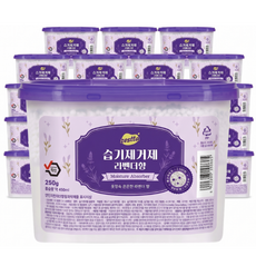제스타 향기나는 습기제거제 라벤더향 250g, 18개, 450ml