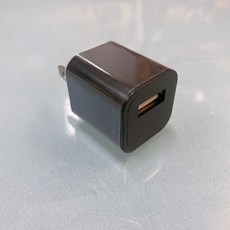 添購 充電頭1A2A 手機 USB 充電帶燈, 1個, 小黑色1A