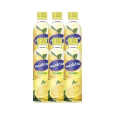 썬키스트 레몬에이드, 500ml, 6개