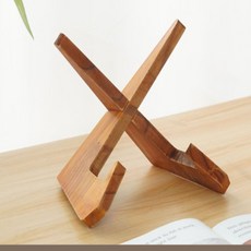 쉼가 소나무 원목 독서대 아이패드 태블릿 노트북 거치대 성경책 접시 우드 북스탠드 태블릿PC거치대, 블랙