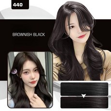 독일 기술 1/1+1 쇼핀 헤어 컬러링 샴푸 컬러 샴푸 새치 염색 샴푸 암모니아없는 염색약 편한 염색약 사은품 랜덤 증정, 1개, 브라우니시 블랙