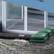 출입문 주차장 침수방지 물막이 일회용 차수막 주머니 야외, 1세트