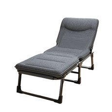 摺疊躺椅 60CM寬度 戶外露營午睡專用, 【免洗科技佈】灰色