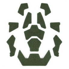 자전거 헬멧 라이딩 산악자전거 11pcs 전술 후크 및 루프 패스너 세트 빠른 하이컷 헬멧용 DIY 키트 군용 패치 스티커 레인저 그린, Ranger Green
