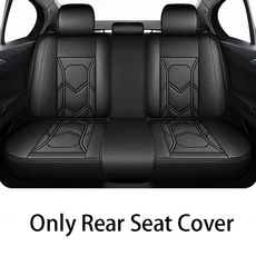 Luxury Durable Universal Car Seat For Audi A7 Q3 Q2L Avant 4f Interior Accessories, 04 Rear Seat-Black