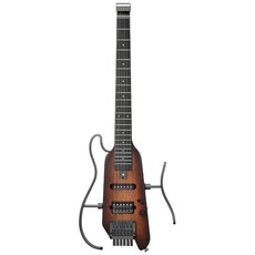 DONNER HUSH-X系列靜音旅行吉他，多色可選，公司貨品質保證，輕巧便攜，隨時享受音樂。, 桃花心木(漸層)