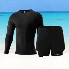 플로우 2025 남자 수영복 래쉬가드 상의 하의 2종