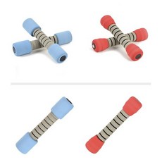 플레이잭 어린이 폼덤벨 시즌2 550g 어린이용 아령, 레드, 2개