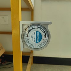 [熱銷] 多功能 塑料 角度 測量儀高精度坡度儀帶磁性水平尺水平儀坡度尺, 1個, 銀色高端角度儀