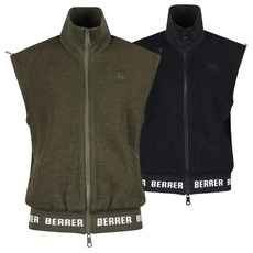 여자 뽀글이 레터링 시보리 기모 골프 집업 조끼 시즌 골프복 베이직