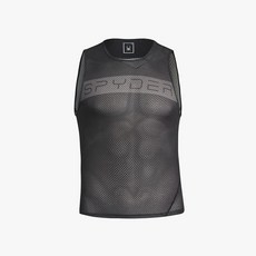 스파이더 [ 본사] 남성 사이클 프로웹 레터링 슬리브리스 베이스레이어 501K