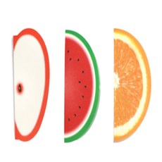 취향곳간 과일 입체 메모지 귀여운문구류, 오렌지