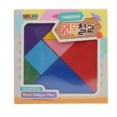가온데이즈 원목 칠교놀이 원목칠교놀이, 1BOX 24개