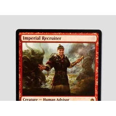 (Imperial Recruiter) Foil/Holo TCG Magical Proxy 블랙 품질 프록시 플레잉 카드 수집 게임 트레이, 03 Holo 136 A25