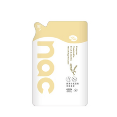 nac nac 酵素奶瓶蔬果洗潔慕斯-小媽咪團購趣推薦，溫和洗淨奶瓶及蔬果殘留, 1個, nac nac奶清慕斯(補充包), 600ml