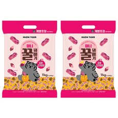 미니 꿀 꽈배기 자색고구마, 1kg, 2개