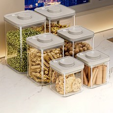 원터치 진공 밀폐용기 3종 세트, 800ml+1600ml+2600ml, 1세트 800ml+1600ml+2600ml, 1세트