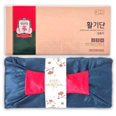 정관장 활기단 대용량 최고급 양단 예단 보자기포장 선물세트, 1박스, 30회분