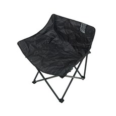 KAZMI 曲線休閒折疊椅, 黑色, 1個