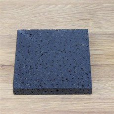 와규 1인용 불판 혼밥 석쇠 그릴팬 화산석 대형 접시, 15 x 15x2cm 매끄러운 화산석, 1개, 1cm