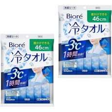 비오레 사라사라 냉각시트 냉타올 일본 땀티슈 쿨링시트 5개입 x 2개