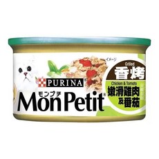 貓倍麗 香烤嫩滑雞肉及番茄 85公克, 1個