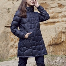 RATOPS 瑞多仕 女款30丹防潑水輕羽絨衣長板 RAD776 正黑色 JIS日規90/10