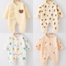 신생아우주복 아기우주복 오리체리베어아동긴팔배냇저고리우주복