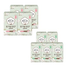 좋은느낌 유기농100퍼센트순면 울트라슬림 소32x5/중36x4 생리대 순면커버 에어코튼 보송보송한, 좋은느낌 유기농100퍼센트순면 울트라슬림 소32x5/중