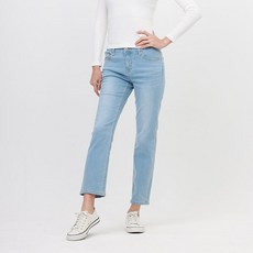 잠뱅이 여성 기본워싱 일자 데님_JN1DIG983-LB 696496