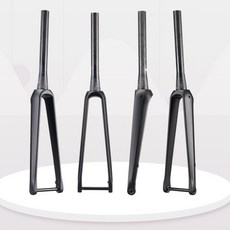 지방 자전거 포크 26er5.0 타이어 탄소 15015mm 스노우 스루 액슬 26인치인치 테이퍼, 02 Black glossy