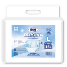 YUICARE 黏貼式紙尿褲, 大的, 1片, 1包