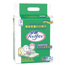 FeelFree 安親 看護墊 XXL 60x90cm 輕鬆好固定, XL 60x75 cm, 1個, 10