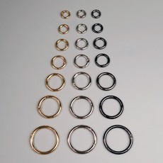 마크라메 부자재 O링 오픈형 가죽공예