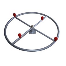 야외 어깨 운동기구 회전 벽걸이 헬스 상체 팔운동, 1개, 어깨관절 철고리 장축