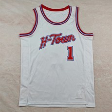 농구 유니폼 화이트 시티 스포츠 나시 NBA 휴스턴