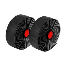 2Pcs 핸들바 테이프 자전거 핸들 랩 핸들바 테이프 방진 랩, 1세트, Black