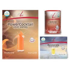 독일 PM쥬스 3종세트(액티바이즈+파워칵테일+리스토레이트), 1개, 450g+200g+175g