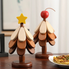 오어브랜드 센스있는 집들이 선물 우드 트리 냄비받침, 별, 1개