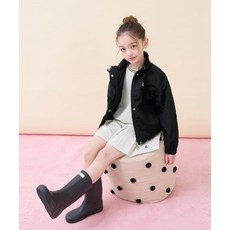 [국내매장판] 빈폴 키즈 여아 경량 글로시점퍼 블랙 (BI6239G015) BI6239G015 250345