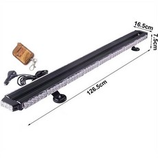 車載led四面車頂爆閃燈工程車拖車開道警示燈應急救援12v/24v遙控爆閃燈汽車LED警示燈開道燈閃光燈頻閃燈貨車工程車, 1個, 點菸器開光-30led[顏色備註]