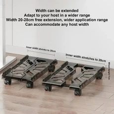 BEISHI 조절식 컴퓨터 CPU 홀더 (RGB 쿨링 팬 방열 기능 포함) 게이머용 모바일 PC 타워 스탠드, 01 브라운