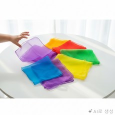 한이용품1 무대 직물 스카프 아기스카프놀이