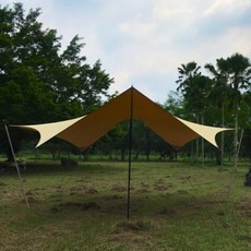 TiiTENT 630x630cm 棉感八角Wing天幕 客廳帳棚 耐水壓10000mm, 1個