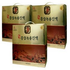 보령 홍삼 녹용 진액 80ML X 60포, 4.8L, 3개