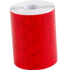 벌집 모양 반사 테이프 레드 5cmx3M 데칼 자동차 스티커 ove+92718qI