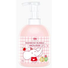 麗嬰房 les enphants 白雲魔力泡泡 抗菌洗手慕絲 480ml, 1個, 蜜桃香-彩虹泡泡, 蜜桃香