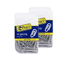 피스코리아 평화 실버 크립 행거용 No.14, 2개입, 1개