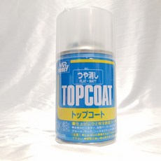 (Mr.하비) 탑코트 무광 (B503) 군제 마감재 마감제, 1개, 탑코트-무광, 88ml